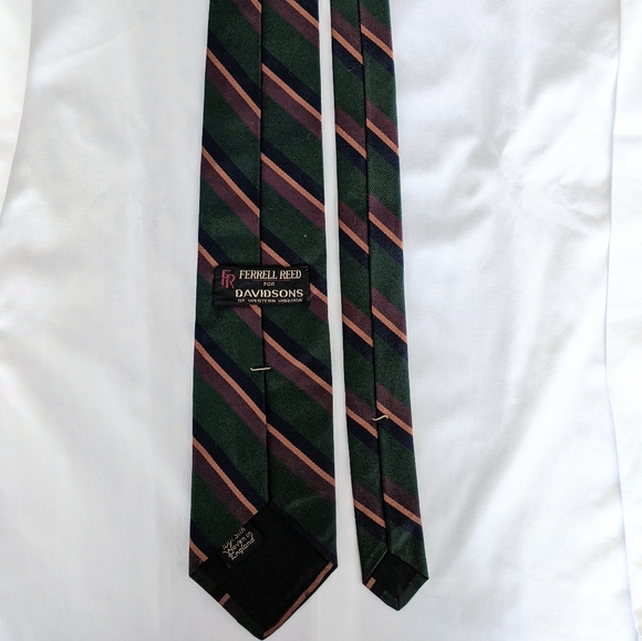 Ferrell Reed for Davidsons of W. Virginia Silk Tie - Picture 6 of 12